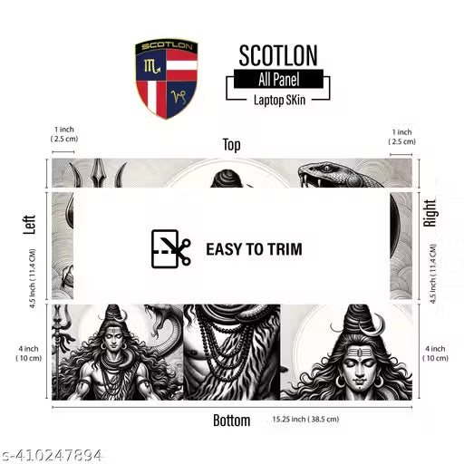 Scotlon Lord Shiva With Densed Hair Meditating